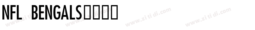 NFL Bengals字体转换